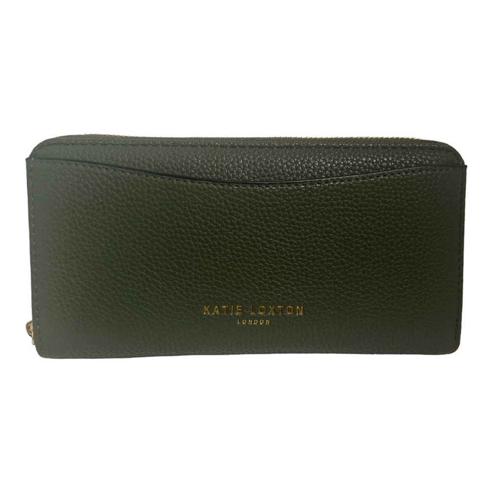 Katie Loxton Green Zip Wallet